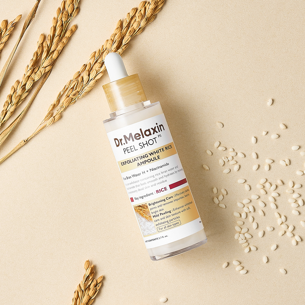DR.MELAXIN PEEL SHOT EXFOLIATING WHITE RICE AMPOULE