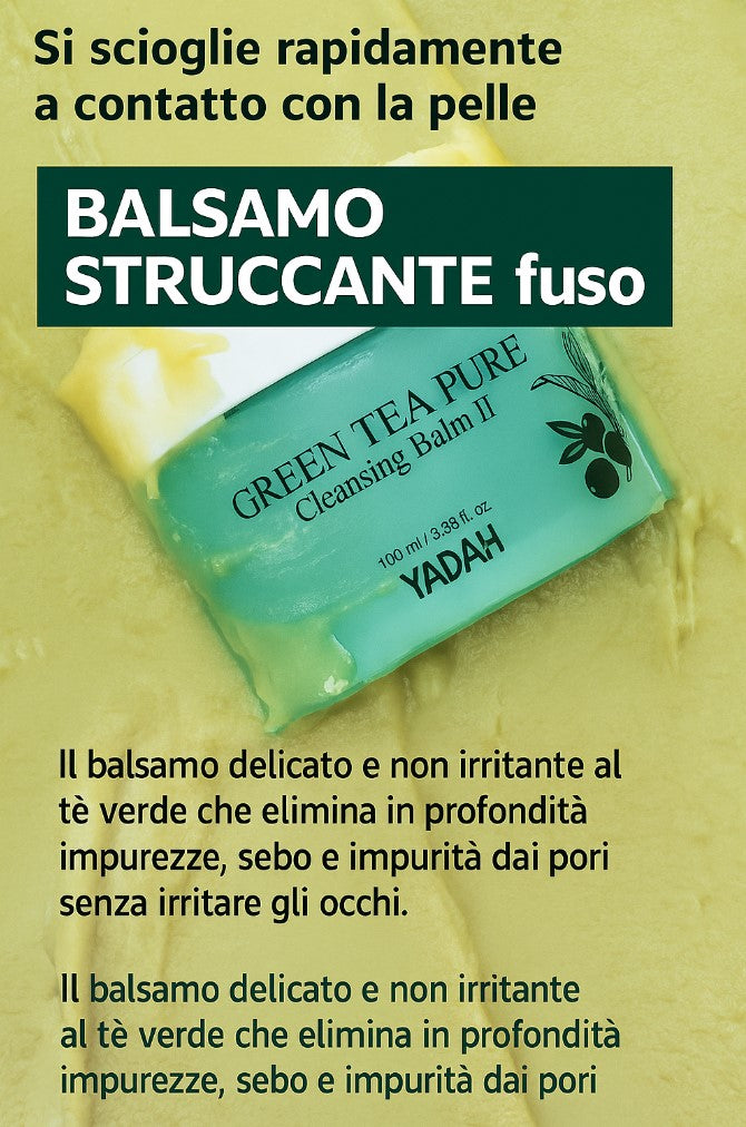 YADAH GREEN TEA PURE CLEANSING BALM