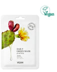 YADAH DAILY GREEN MASK-CACTUS 1EA