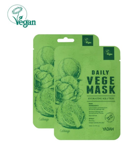 YADAH DAILY VEGE MASK-CABBAGE 1EA