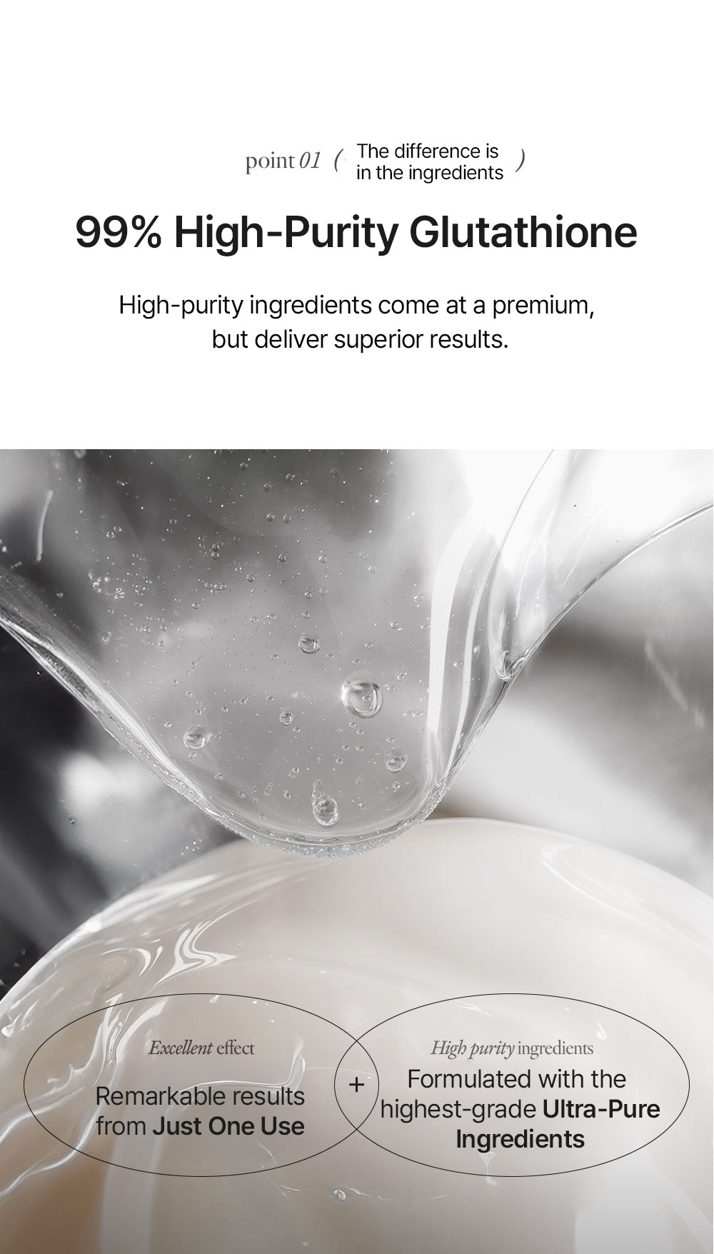 House of B Glutathione Synergy Ampoule Mask