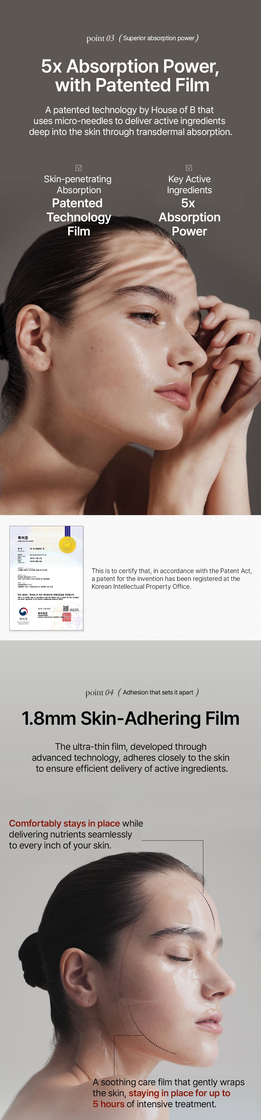 House of B Glutathione Face Film (3 pezzi)