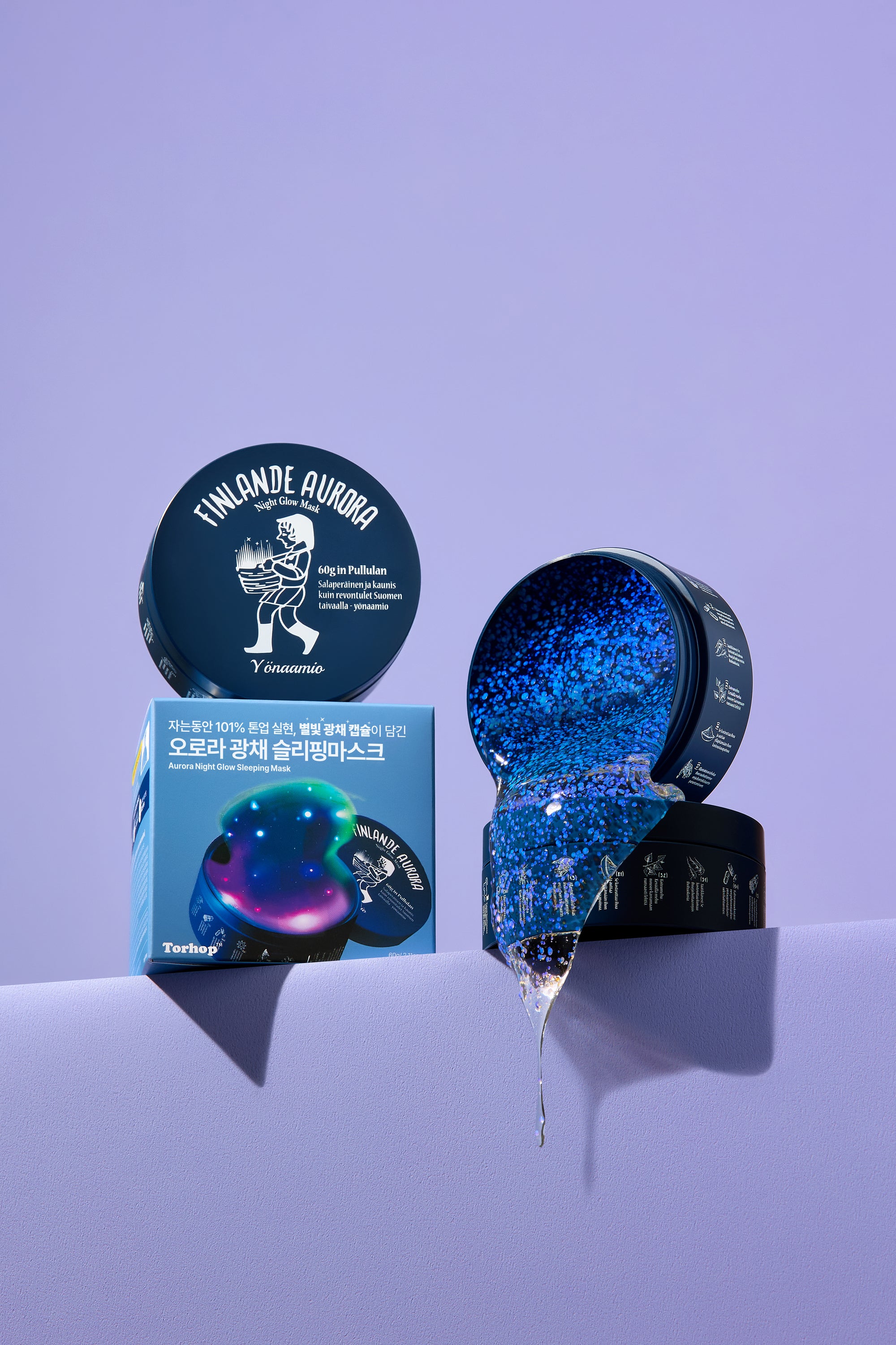 Torhop Finlande Aurora Night Glow Mask