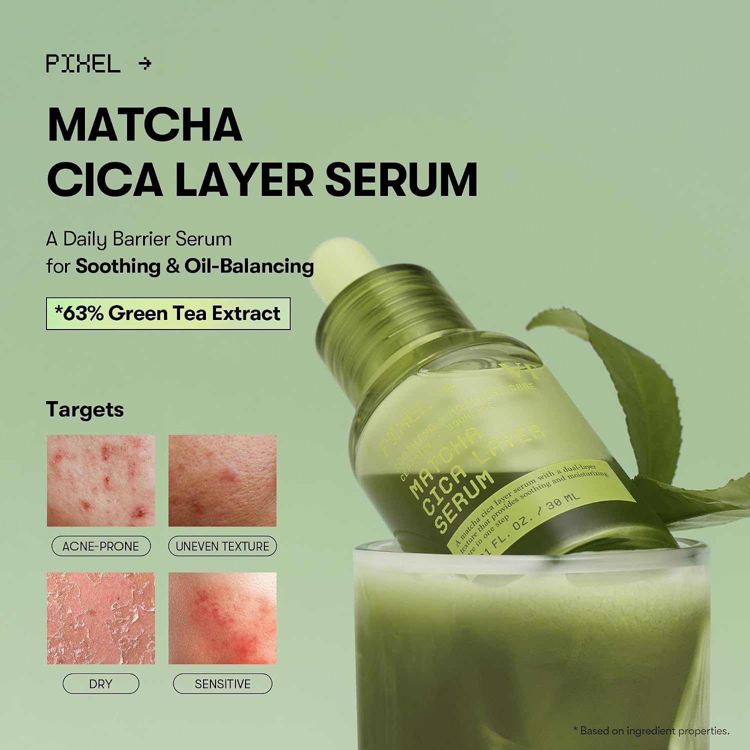 VT MATCHA CICA LAYER SERUM