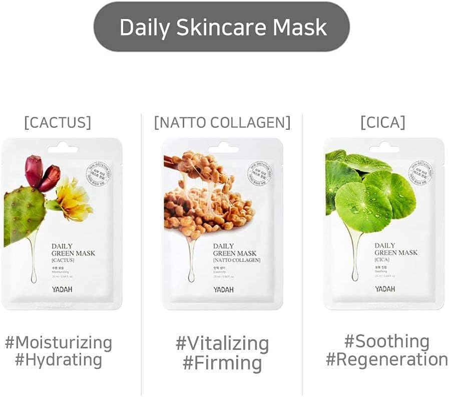 YADAH DAILY GREEN MASK-CICA 1EA
