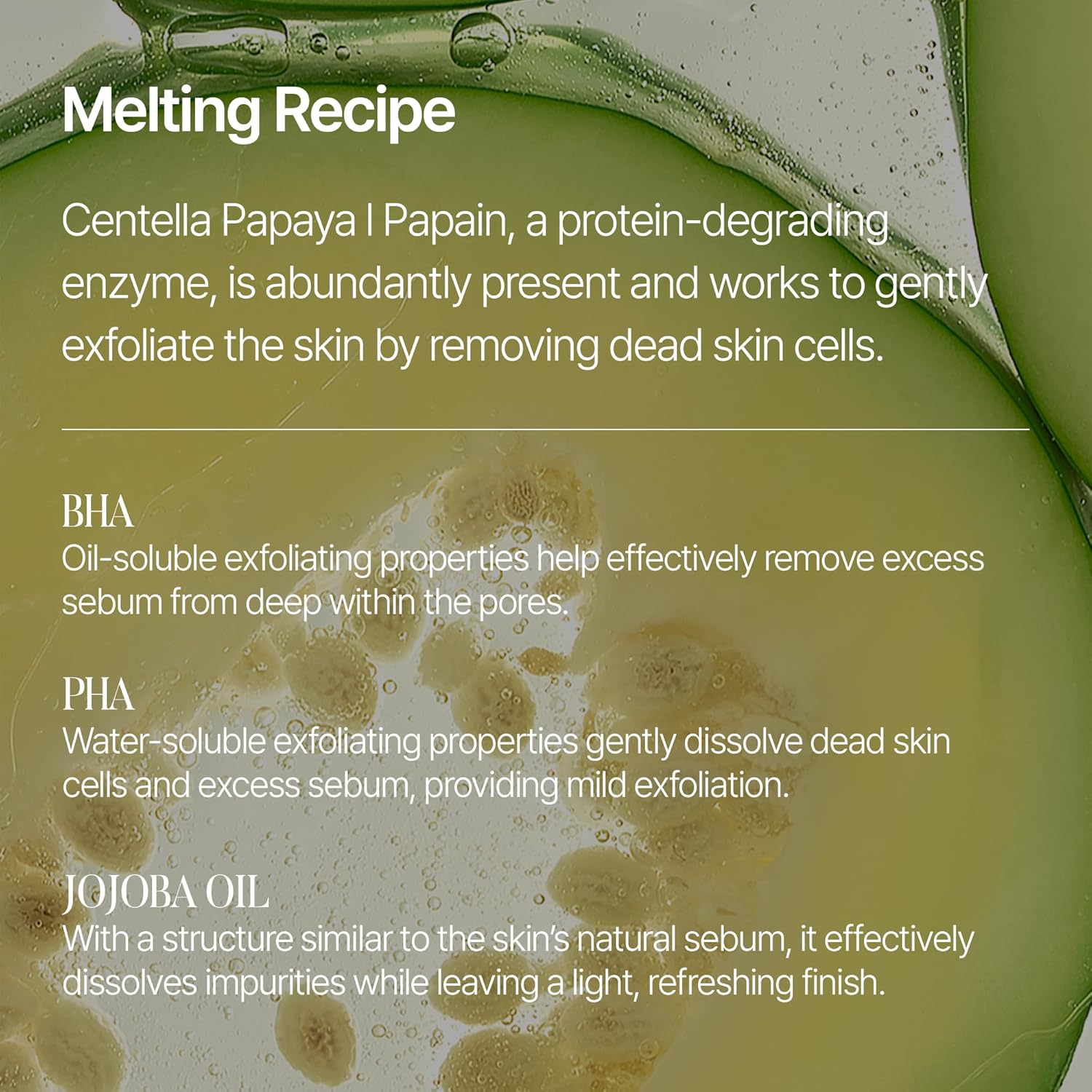 shaishaishai GREEN PAPAYA Pore Deep Cleansing Balm