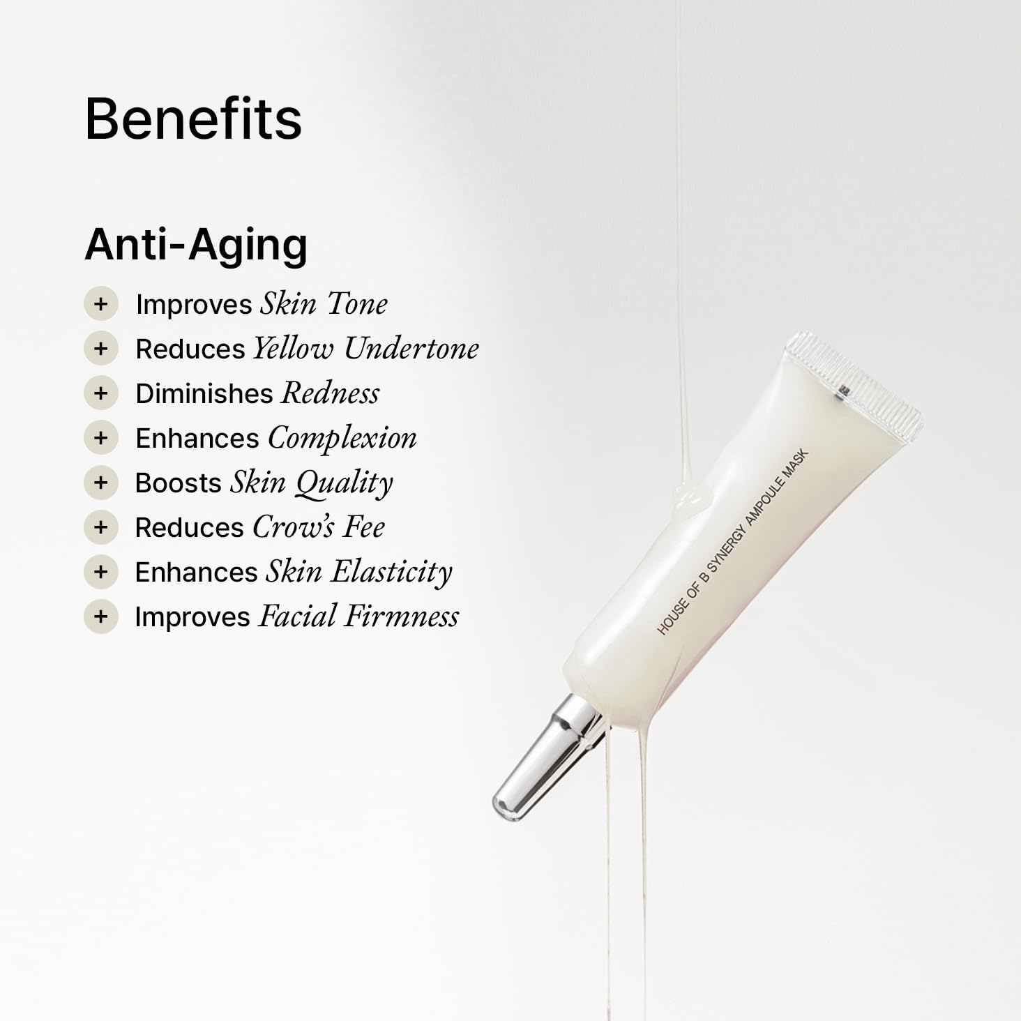 House of B Glutathione Synergy Ampoule Mask