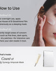House of B Glutathione Synergy Ampoule Mask