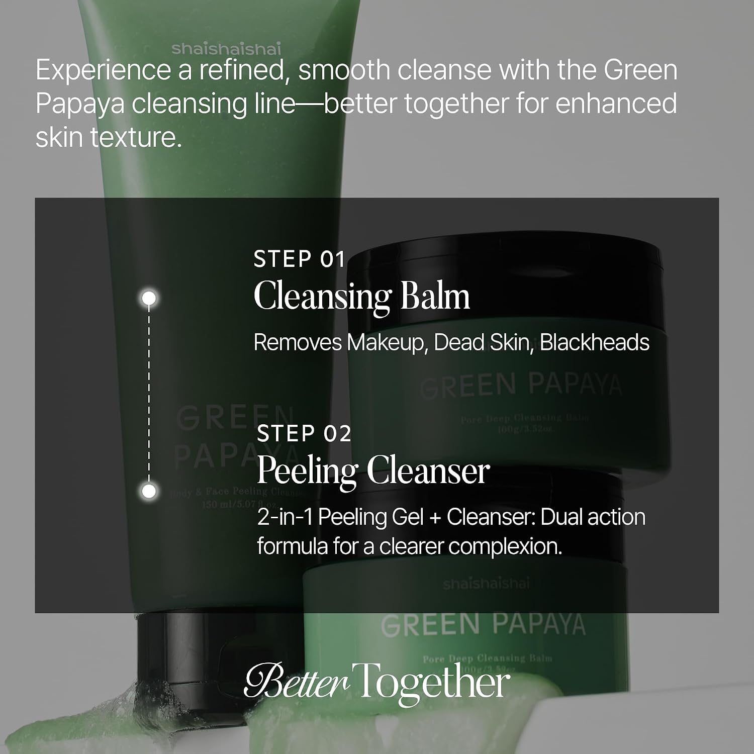 shaishaishai GREEN PAPAYA Pore Deep Cleansing Balm