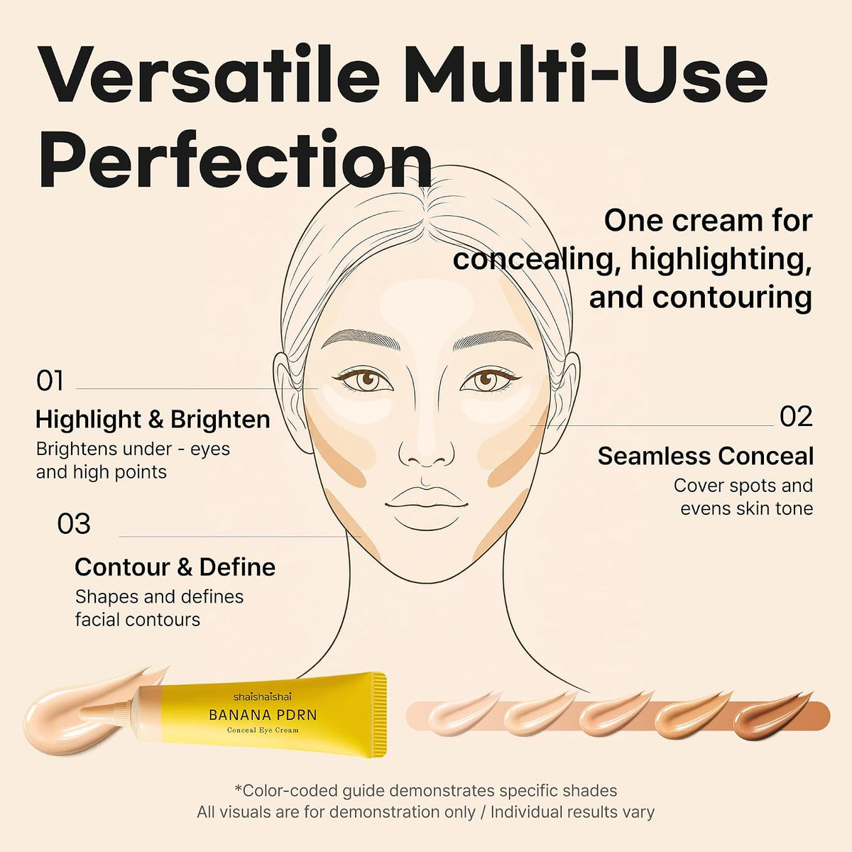 shaishaishai BANANA PDRN Conceal Eye Cream