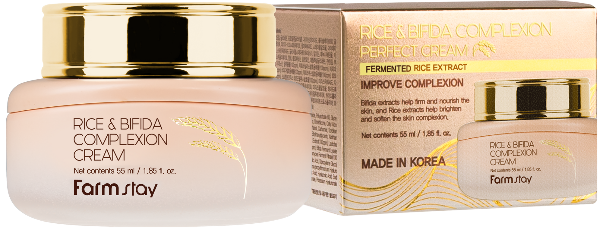 FARMSTAY RICE &amp; BIFIDA COMPLEXION CREAM