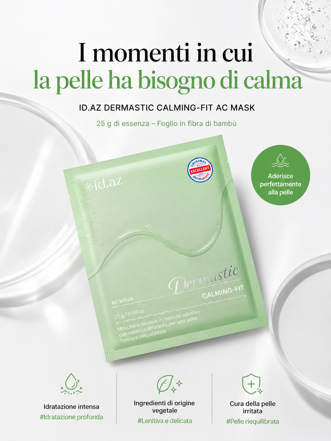 ID.AZ DERMASTIC CALMING-FIT AC MASK (1ea)