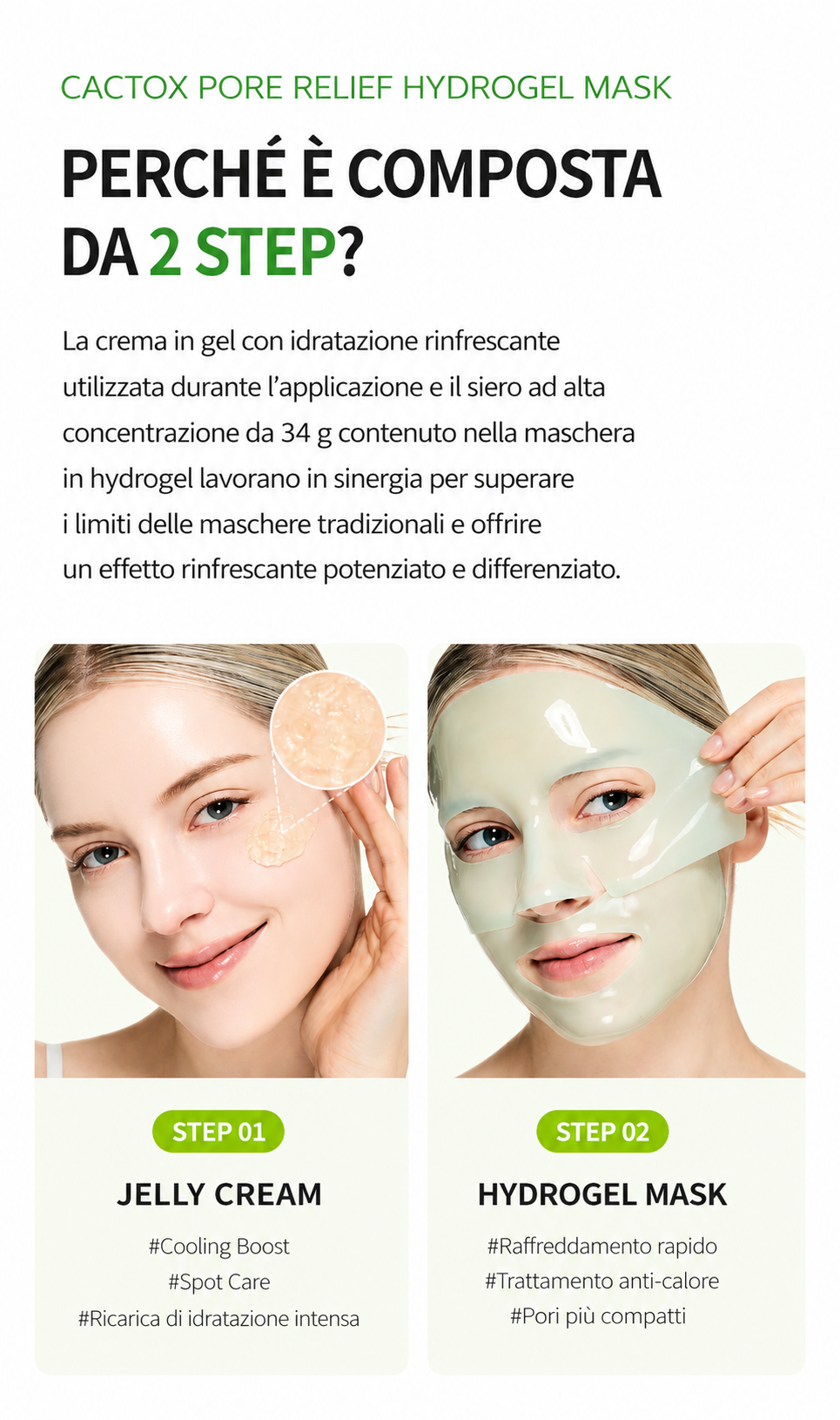 Dr.Melaxin Cactox Pore Relief Jelly Cream Hydrogel Mask