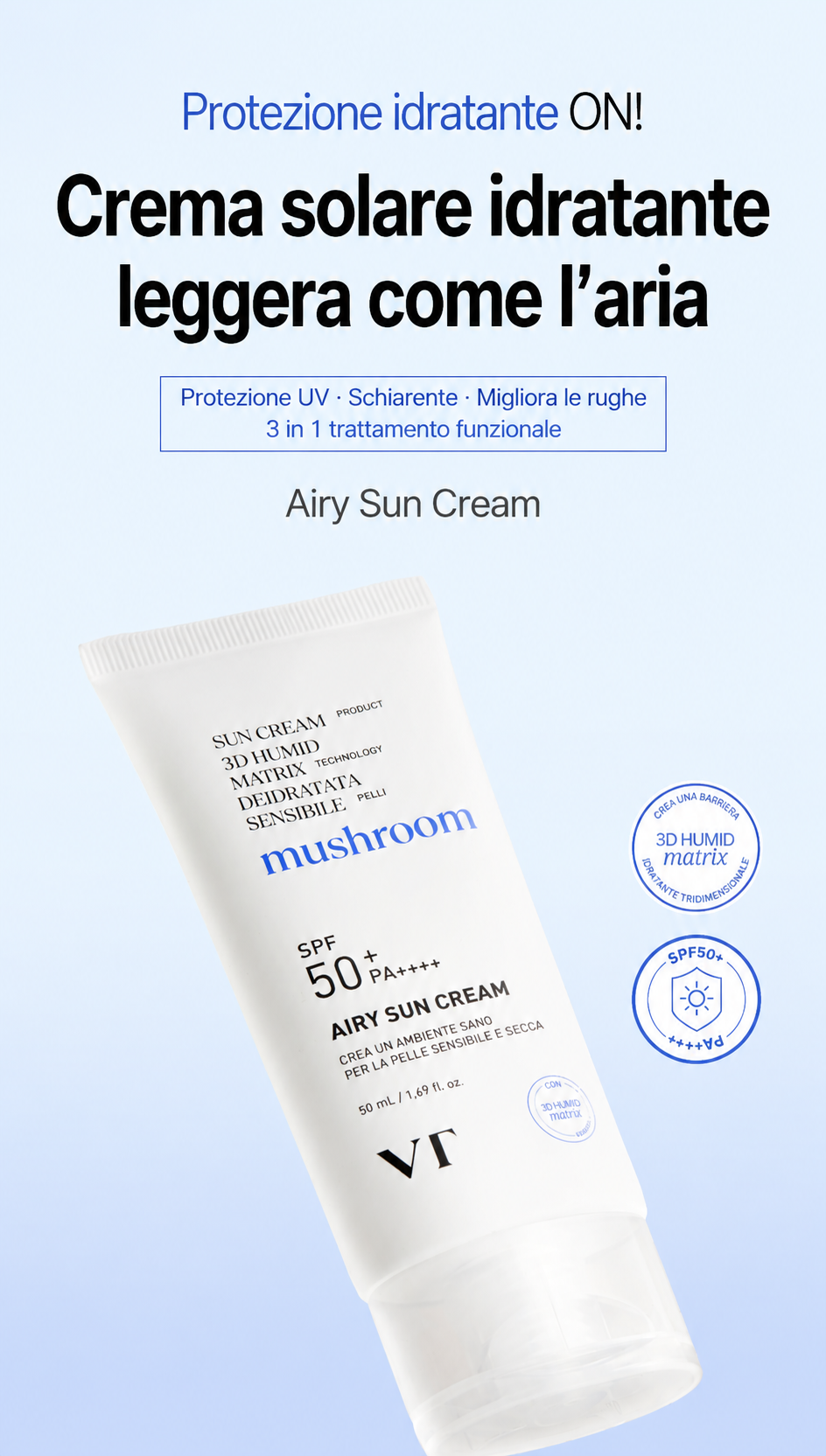 VT AIRY SUNCREAM