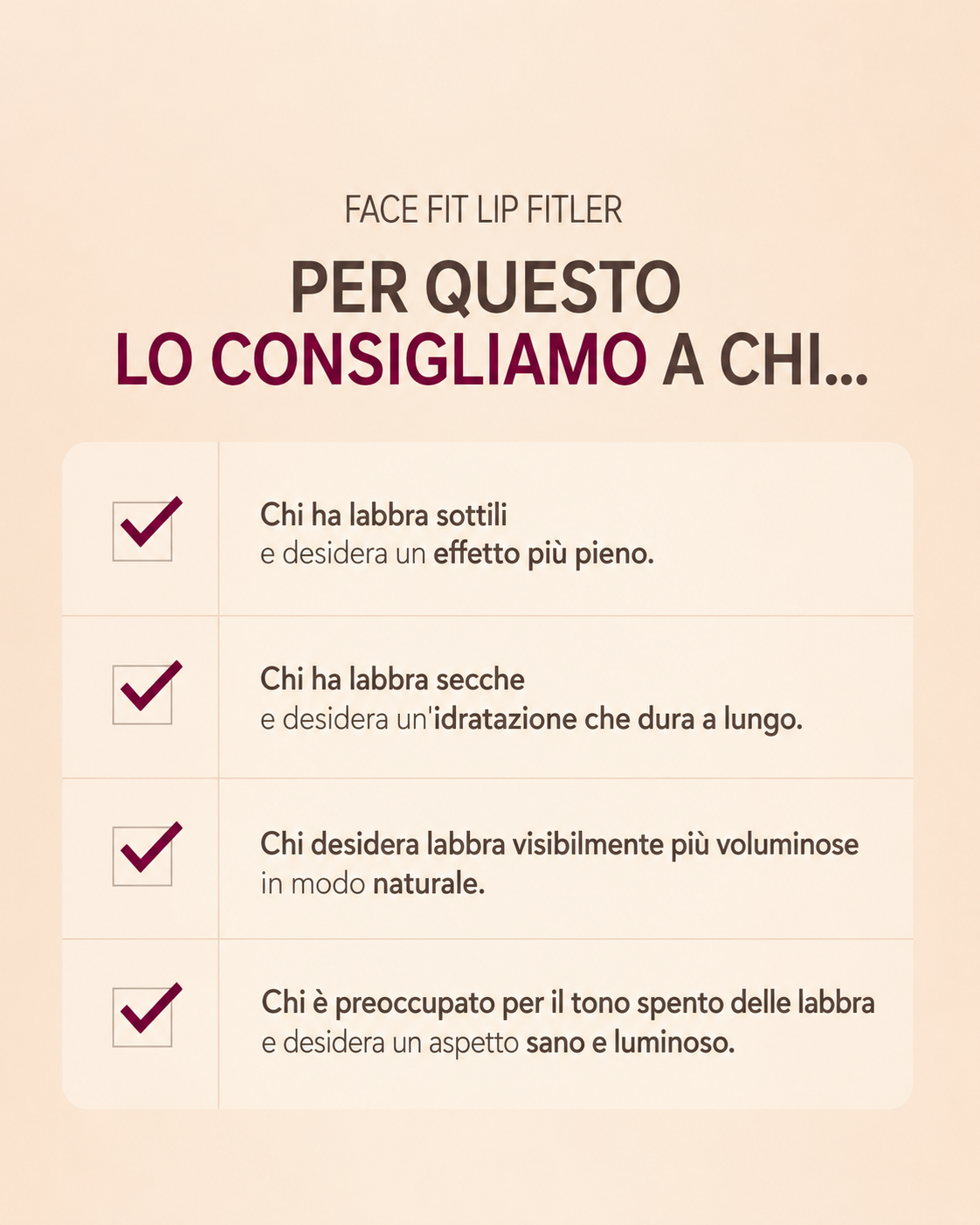 ID.AZ FACE FIT LIP FIT-LER per labbra voluminose