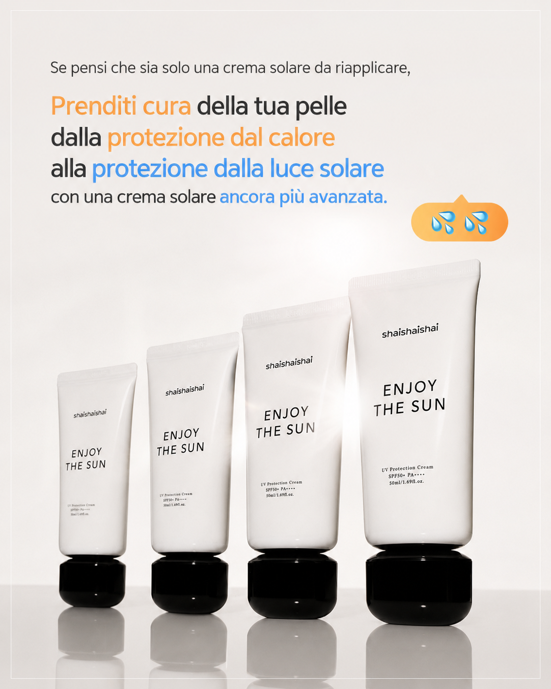 shaishaishai ENJOY THE SUN UV Protection Cream SPF50 PA++++