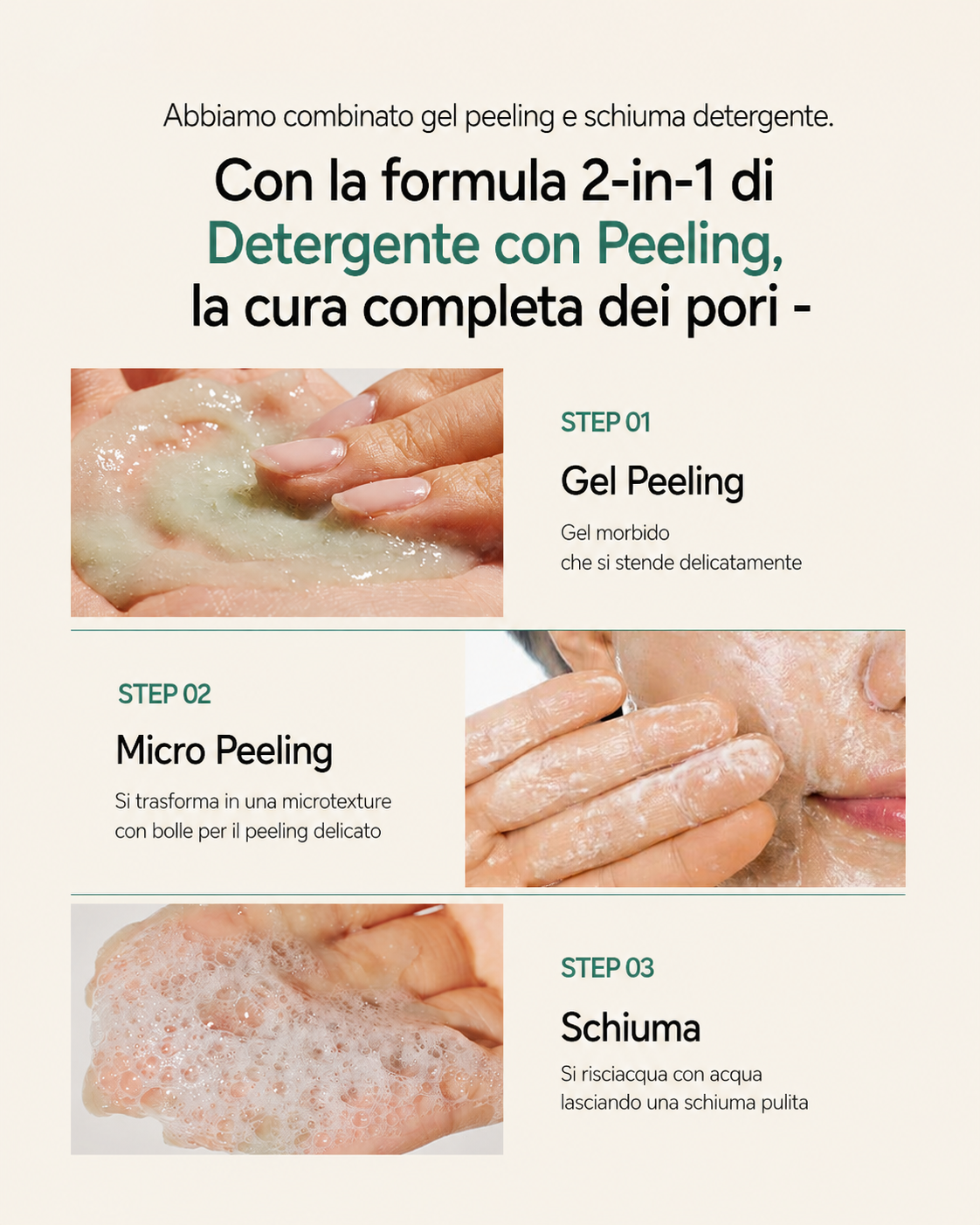 shaishaishai GREEN PAPAYA Body&amp;Face Peeling Cleanser