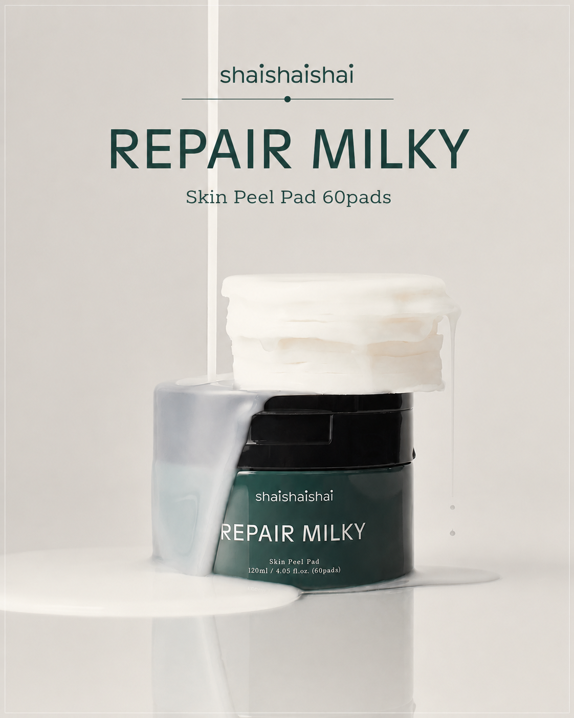 shaishaishai REPAIR MILKY Skin Peel Pad 60pads