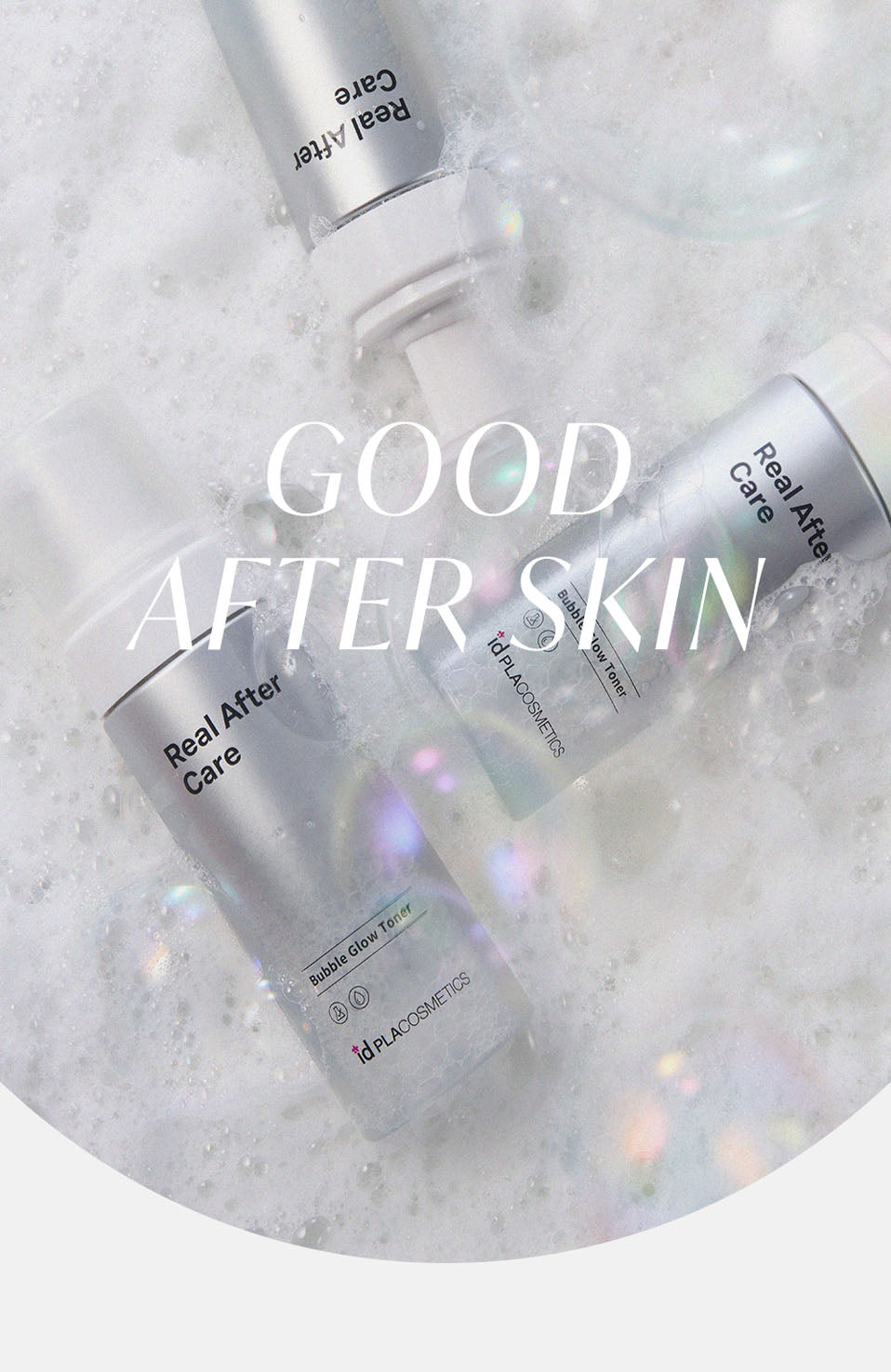 idPLACOSMETICS REAL AFTERCARE BUBBLE GLOW TONER