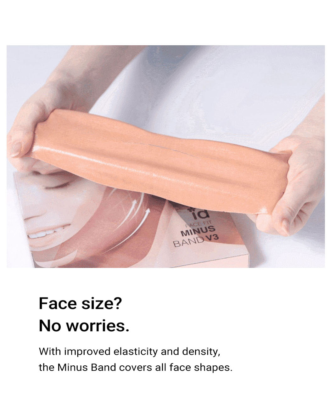 idPLACOSMETICS FACE FIT MINUS BAND V3 (4 pieces)