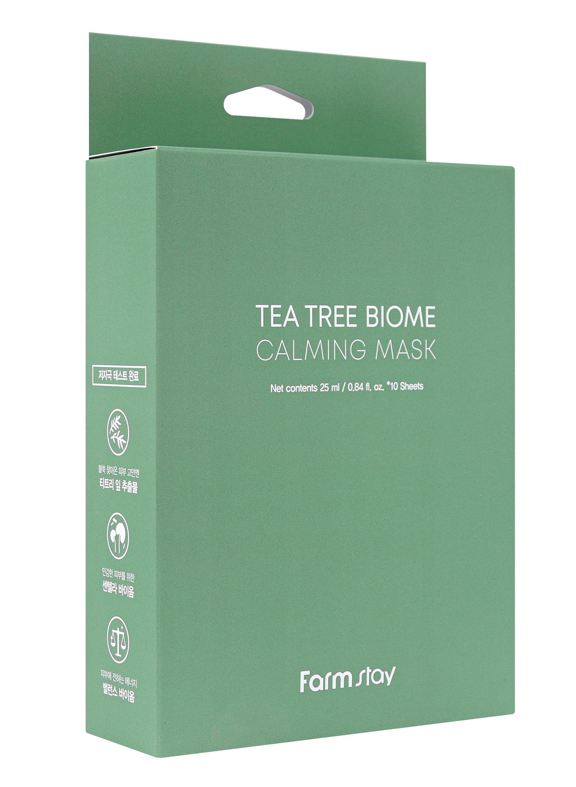 FARMSTAY TEA TREE BIOME CALMING MASK (10ea)